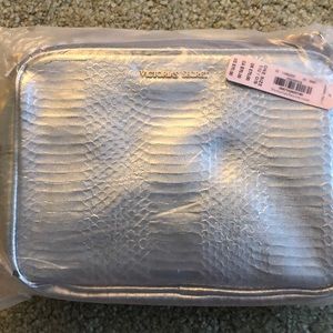Victoria secret silver Purse brand new with tags